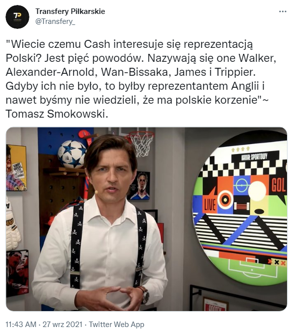 OSTRA OPINIA Tomasza Smokowskiego na temat Matty'ego Casha w reprezentacji Polski!